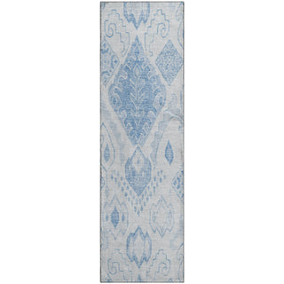 Piper Looms Mayfield Moroccan AMF776 Blue Machine Washable Area Rug Runner Main Image
