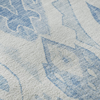 Piper Looms Mayfield Moroccan AMF776 Blue Machine Washable Area Rug Swatch Image