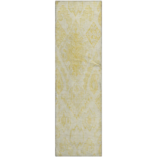 Piper Looms Mayfield Moroccan AMF776 Gold Machine Washable Area Rug Runner Main Image