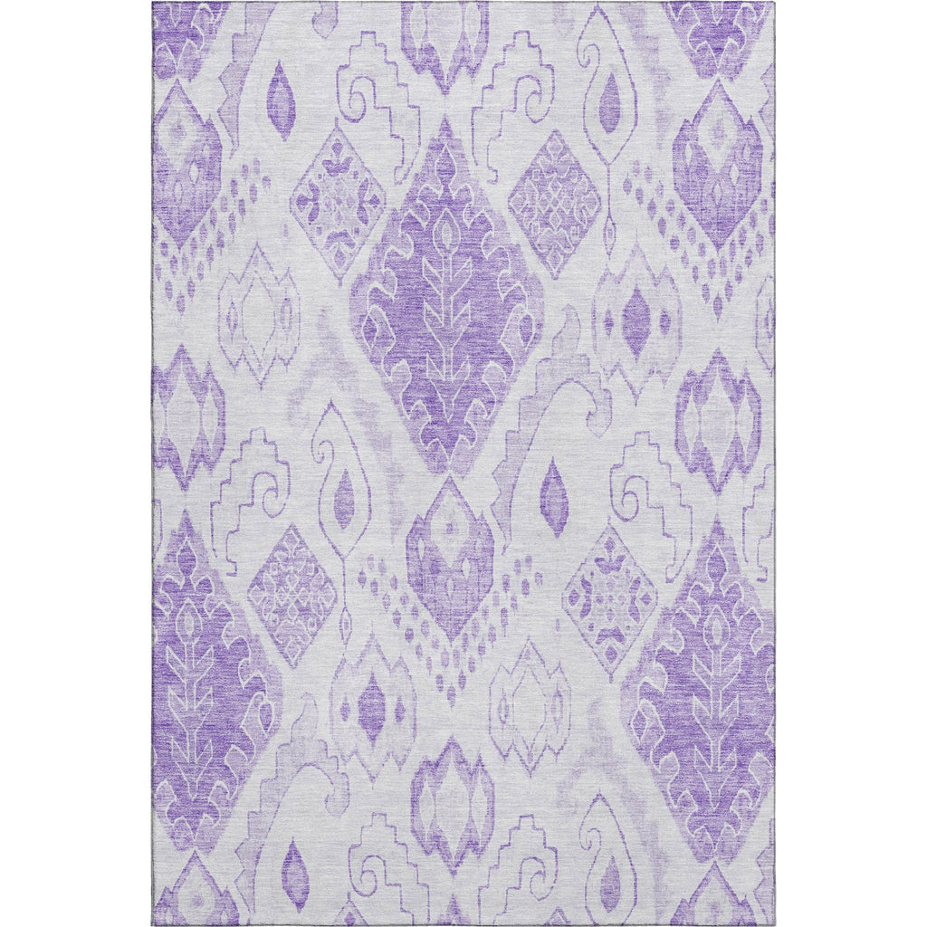 Piper Looms Mayfield Moroccan AMF776 Purple Machine Washable Area Rug main image