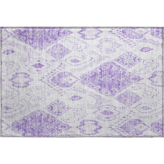 Piper Looms Mayfield Moroccan AMF776 Purple Machine Washable Area Rug Scatter Main Image