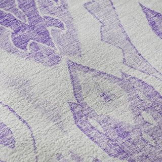 Piper Looms Mayfield Moroccan AMF776 Purple Machine Washable Area Rug Swatch Image