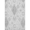 Piper Looms Mayfield Moroccan AMF776 Silver Machine Washable Area Rug main image
