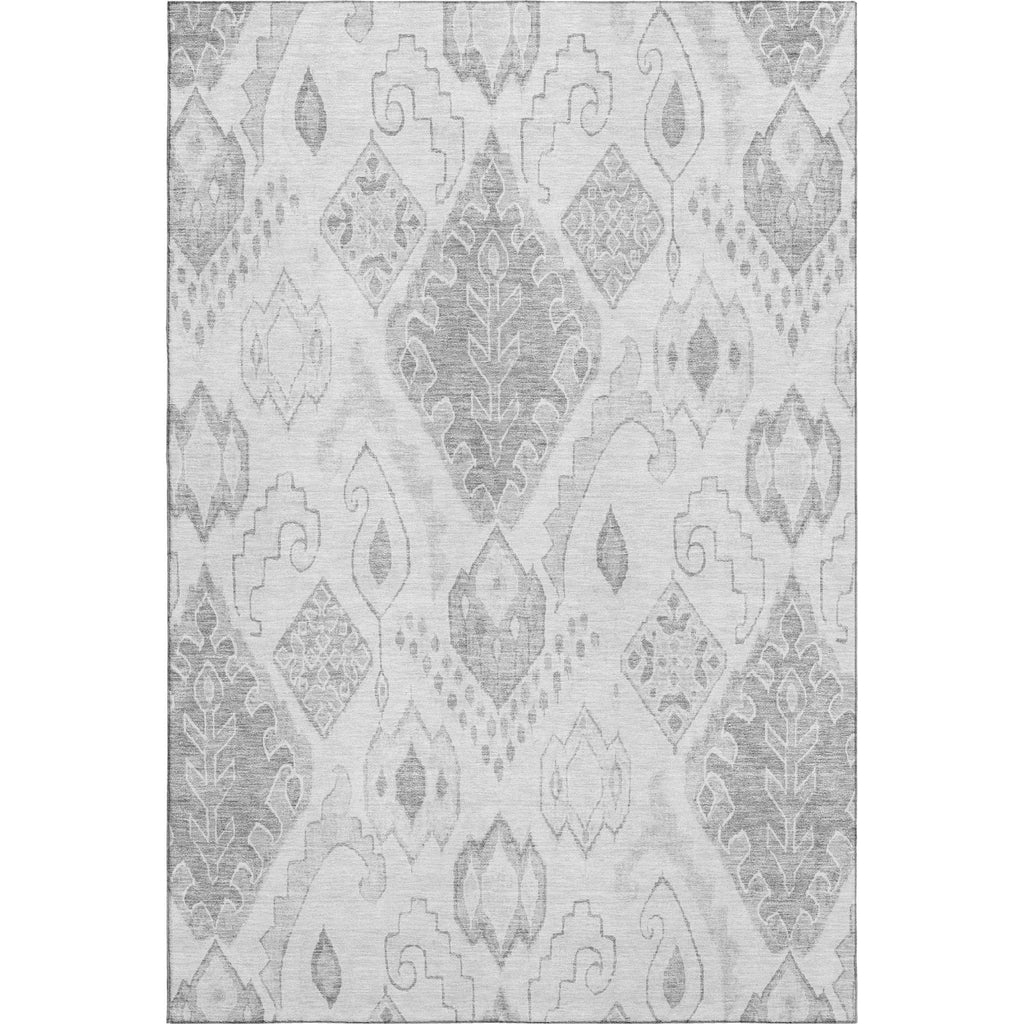 Piper Looms Mayfield Moroccan AMF776 Silver Machine Washable Area Rug main image