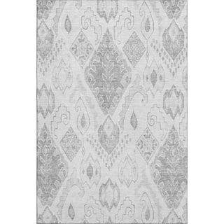 Piper Looms Mayfield Moroccan AMF776 Silver Machine Washable Area Rug main image