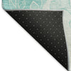 Piper Looms Mayfield Moroccan AMF776 Teal Machine Washable Area Rug Backing Image