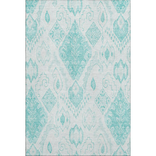 Piper Looms Mayfield Moroccan AMF776 Teal Machine Washable Area Rug main image