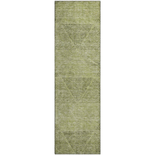 Piper Looms Mayfield Geometric AMF777 Aloe Machine Washable Area Rug Runner Main Image