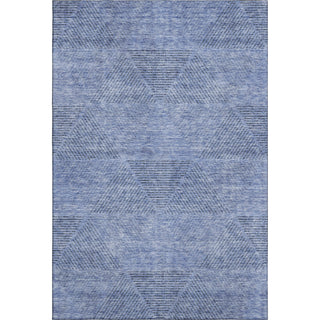 Piper Looms Mayfield Geometric AMF777 Blue Machine Washable Area Rug main image