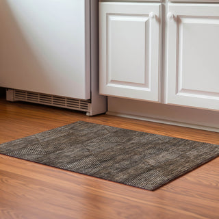Piper Looms Mayfield Geometric AMF777 Brown Machine Washable Area Rug Scatter Lifestyle Image Feature