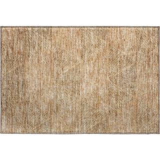 Piper Looms Mayfield Geometric AMF777 Copper Machine Washable Area Rug Scatter Main Image