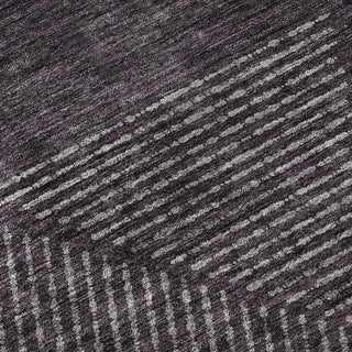 Piper Looms Mayfield Geometric AMF777 Eggplant Machine Washable Area Rug Swatch Image