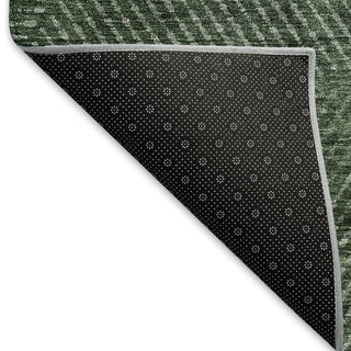 Piper Looms Mayfield Geometric AMF777 Fern Machine Washable Area Rug Backing Image