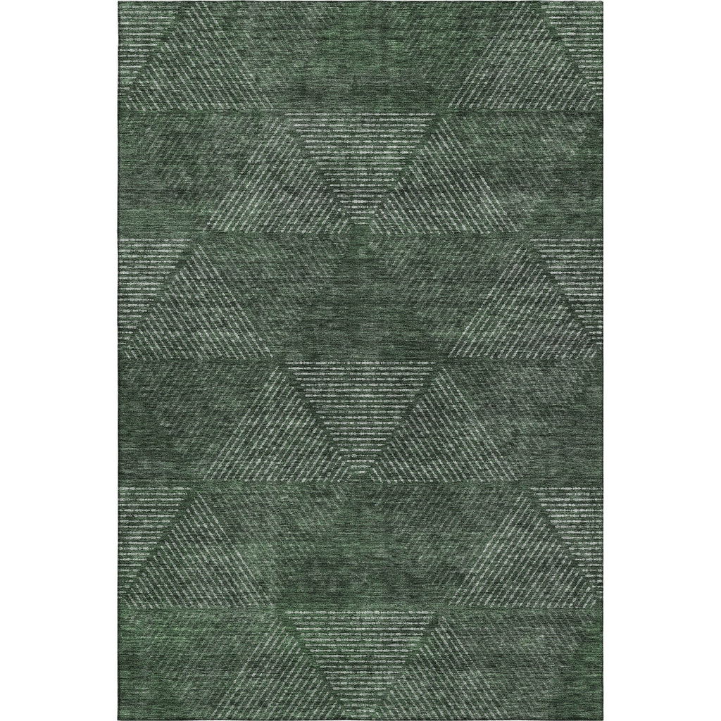 Piper Looms Mayfield Geometric AMF777 Fern Machine Washable Area Rug main image