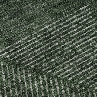 Piper Looms Mayfield Geometric AMF777 Fern Machine Washable Area Rug Swatch Image
