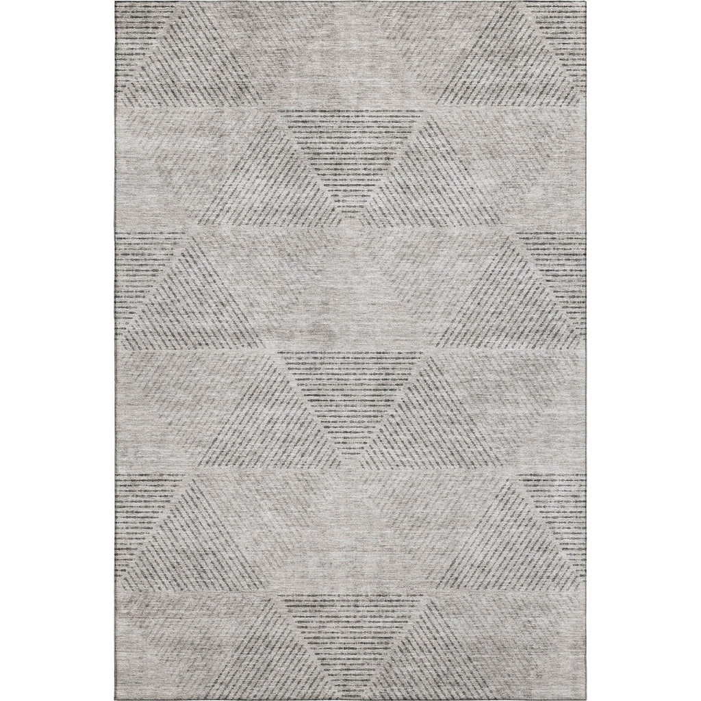 Piper Looms Mayfield Geometric AMF777 Taupe Machine Washable Area Rug main image