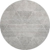Piper Looms Mayfield Geometric AMF777 Taupe Machine Washable Area Rug Round Main Image