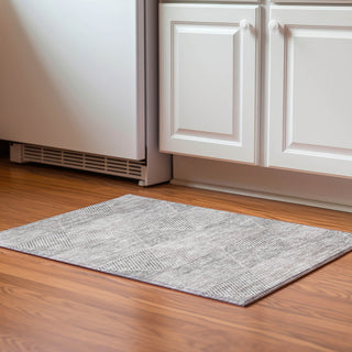Piper Looms Mayfield Geometric AMF777 Taupe Machine Washable Area Rug Scatter Lifestyle Image Feature
