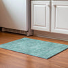 Piper Looms Mayfield Geometric AMF777 Teal Machine Washable Area Rug Scatter Lifestyle Image Feature