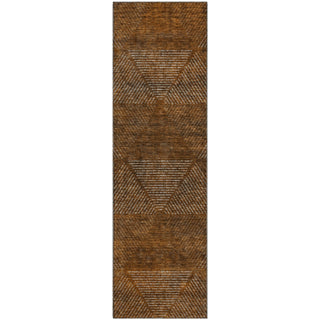 Piper Looms Mayfield Geometric AMF777 Terracotta Machine Washable Area Rug Runner Main Image