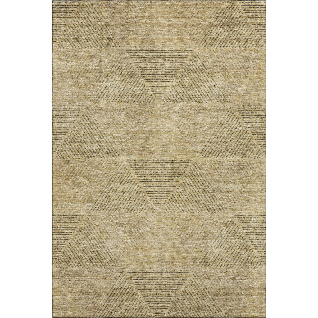 Piper Looms Mayfield Geometric AMF777 Wheat Machine Washable Area Rug main image