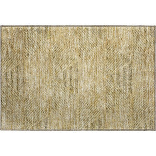 Piper Looms Mayfield Geometric AMF777 Wheat Machine Washable Area Rug Scatter Main Image