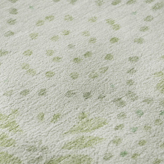 Piper Looms Mayfield Floral AMF778 Aloe Machine Washable Area Rug Swatch Image