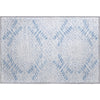 Piper Looms Mayfield Floral AMF778 Blue Machine Washable Area Rug Scatter Main Image