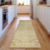 Piper Looms Mayfield Floral AMF778 Gold Machine Washable Area Rug Runner Lifestyle Image Feature