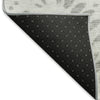 Piper Looms Mayfield Floral AMF778 Gray Machine Washable Area Rug Backing Image