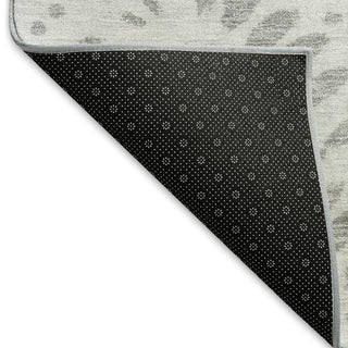 Piper Looms Mayfield Floral AMF778 Gray Machine Washable Area Rug Backing Image