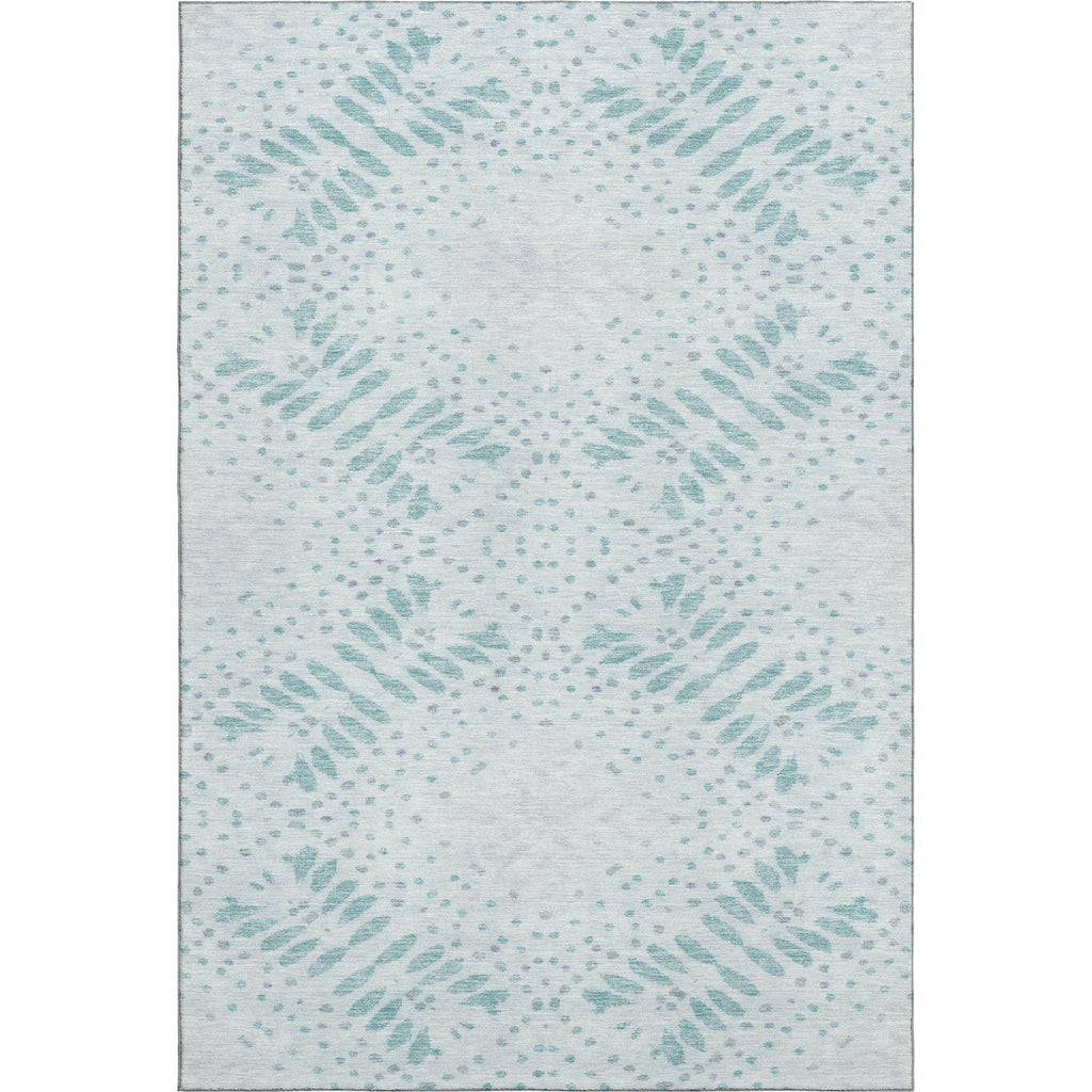 Piper Looms Mayfield Floral AMF778 Teal Machine Washable Area Rug main image