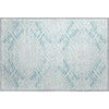 Piper Looms Mayfield Floral AMF778 Teal Machine Washable Area Rug Scatter Main Image