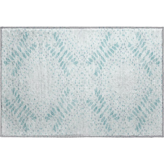 Piper Looms Mayfield Floral AMF778 Teal Machine Washable Area Rug Scatter Main Image