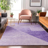Piper Looms Mayfield Modern AMF779 Purple Machine Washable Area Rug Lifestyle Image Feature