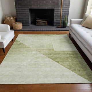 Piper Looms Mayfield Modern AMF779 Sage Machine Washable Area Rug Lifestyle Image Feature