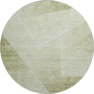 Piper Looms Mayfield Modern AMF779 Sage Machine Washable Area Rug Round Main Image