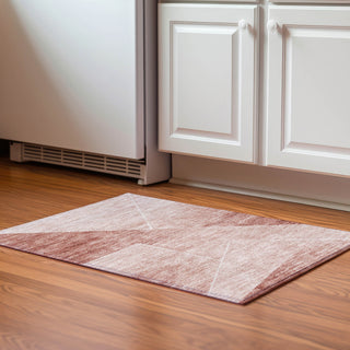 Piper Looms Mayfield Modern AMF779 Salmon Machine Washable Area Rug Scatter Lifestyle Image Feature