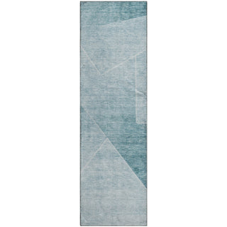 Piper Looms Mayfield Modern AMF779 Teal Machine Washable Area Rug Runner Main Image
