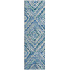 Piper Looms Mayfield Diamonds AMF780 Blue Machine Washable Area Rug Runner Main Image
