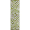 Piper Looms Mayfield Diamonds AMF780 Green Machine Washable Area Rug Runner Main Image