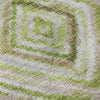 Piper Looms Mayfield Diamonds AMF780 Green Machine Washable Area Rug Swatch Image