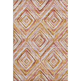 Piper Looms Mayfield Diamonds AMF780 Orange Machine Washable Area Rug main image