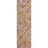 Piper Looms Mayfield Diamonds AMF780 Orange Machine Washable Area Rug Runner Main Image