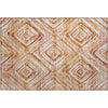 Piper Looms Mayfield Diamonds AMF780 Orange Machine Washable Area Rug Scatter Main Image
