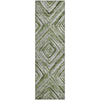 Piper Looms Mayfield Diamonds AMF781 Aloe Machine Washable Area Rug Runner Main Image