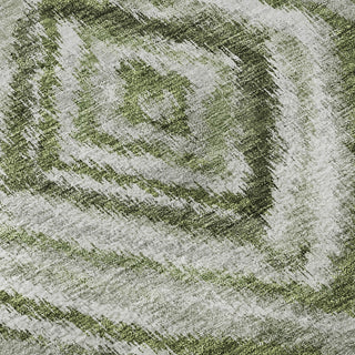 Piper Looms Mayfield Diamonds AMF781 Aloe Machine Washable Area Rug Swatch Image