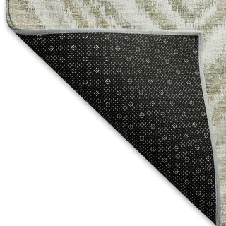 Piper Looms Mayfield Diamonds AMF781 Beige Machine Washable Area Rug Backing Image