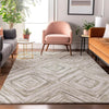 Piper Looms Mayfield Diamonds AMF781 Beige Machine Washable Area Rug Lifestyle Image Feature