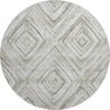Piper Looms Mayfield Diamonds AMF781 Beige Machine Washable Area Rug Round Main Image